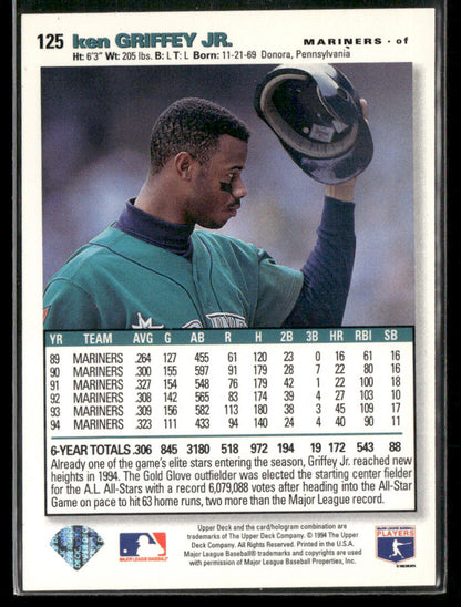 1995 Upper Deck Collector's Choice SE Ken Griffey Jr. #125