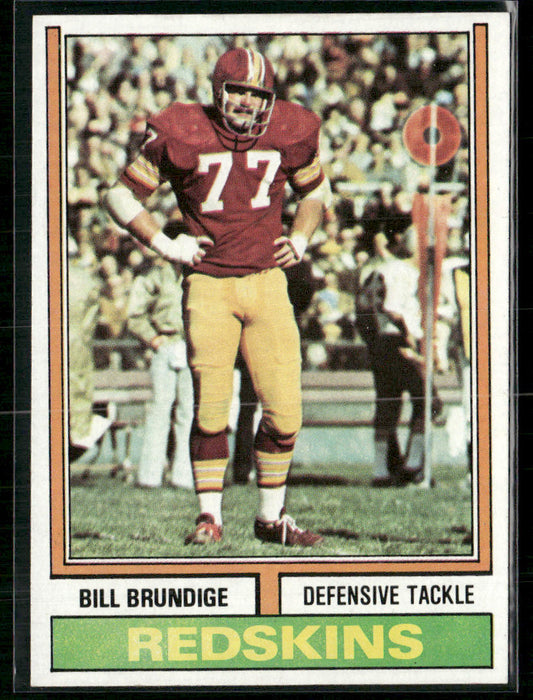 1974 Topps Bill Brundige #287