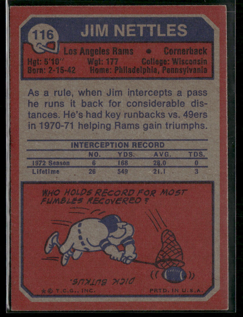 1973 Topps Jim Nettles #116