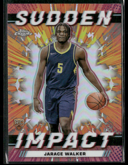 2024 Topps Chrome Jarace Walker #SI-5 Sudden Impact Rookie