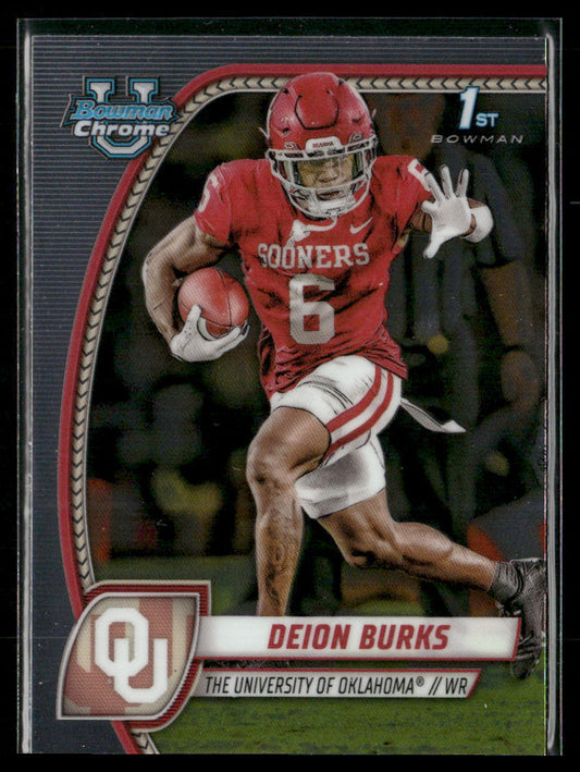 2024 Bowman Chrome University Deion Burks #56