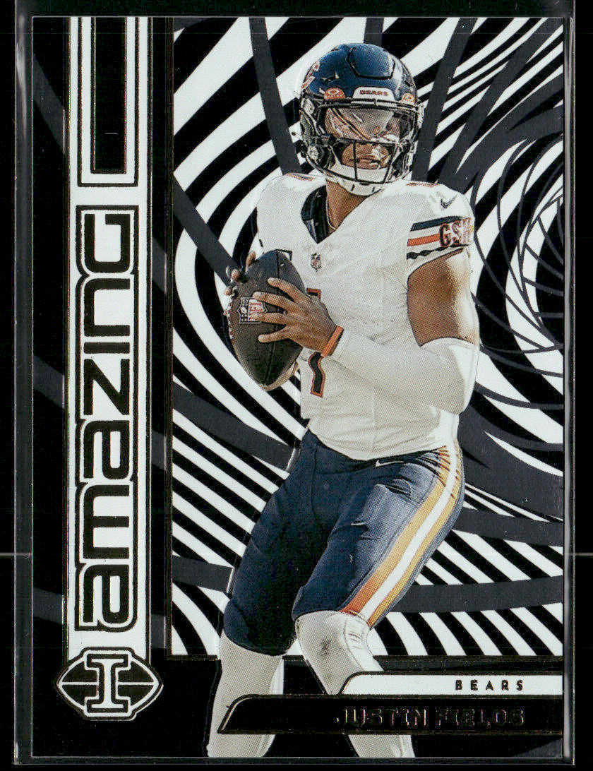 2023 Panini Illusions Justin Fields #10 Amazing