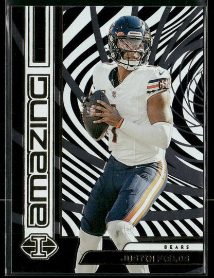 2023 Panini Illusions Justin Fields #10 Amazing