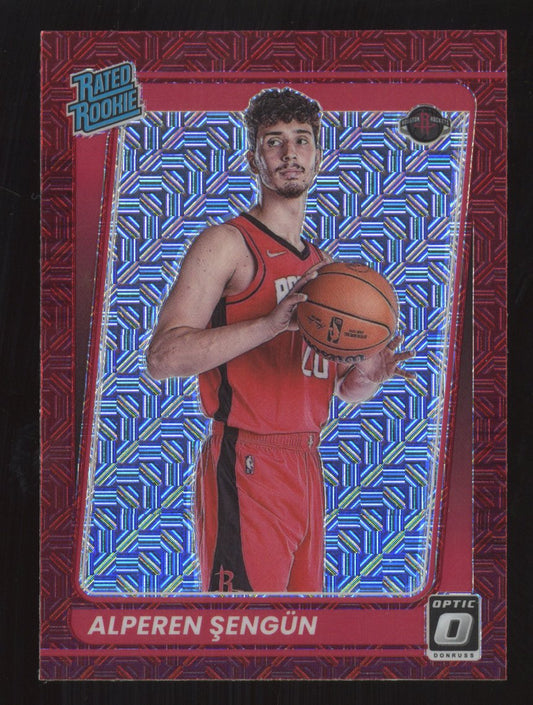 2021 Panini Donruss Optic Alperen Sengun #169 Red Mojo