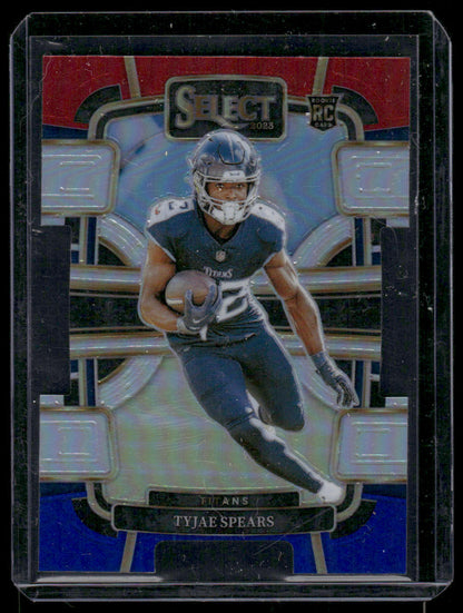 2023 Panini Select Tyjae Spears #97 Die Cut Red White Blue RC