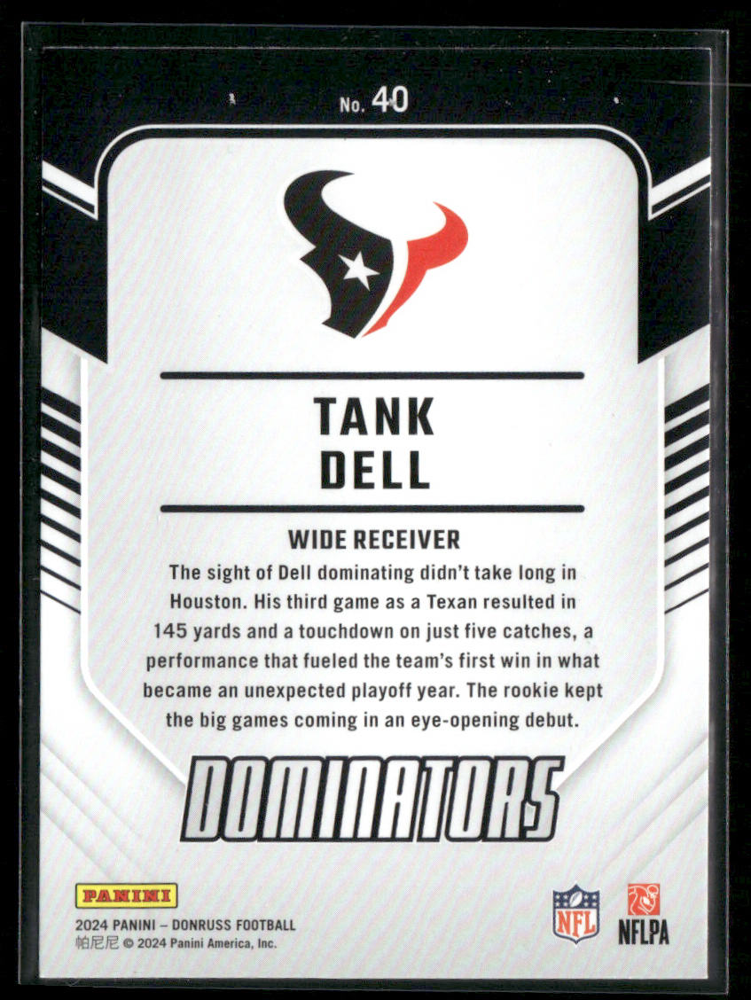 2024 Panini Donruss Tank Dell #40