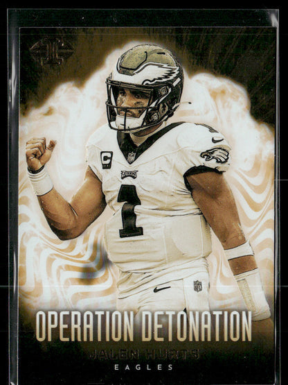 2023 Panini Illusions Jalen Hurts # 6 Operation Detonation