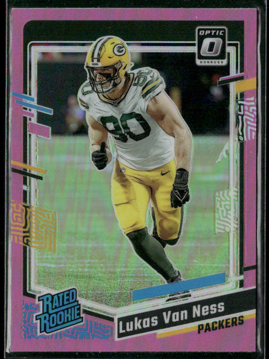 2023 Panini Optic Lukas Van Ness #240 Rated Rookie