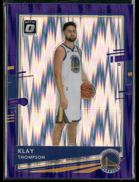 2020-21 Panini Donruss Optic Klay Thompson #49 Purple Holo