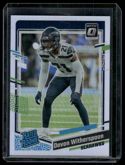 2023 Panini Optic Devon Witherspoon #292 RC Rated Rookie