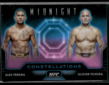 2024 Topps Midnight UFC Glover Teixeira Alex Pereira #CO-21 Constellations