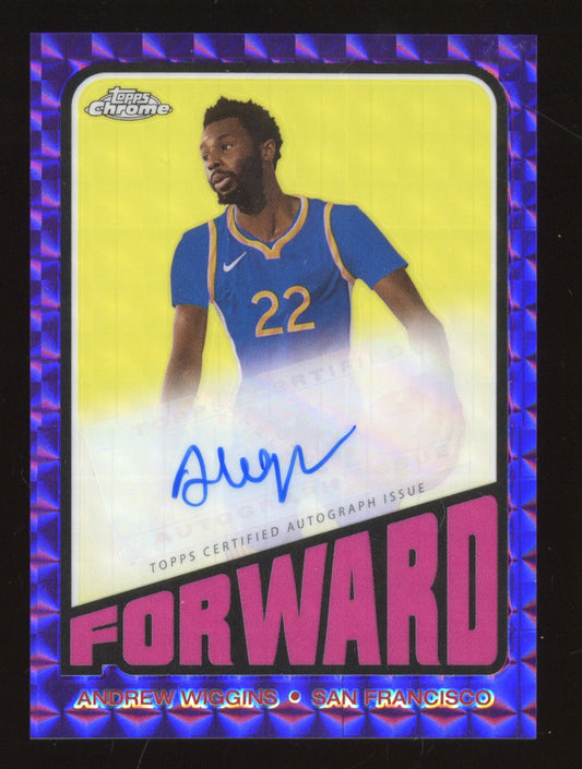 2024 Topps Chrome Andrew Wiggins #TA-AW 1972 Auto