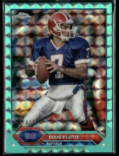 2023 Topps Composite Doug Flutie #35 Aqua Geometric /175