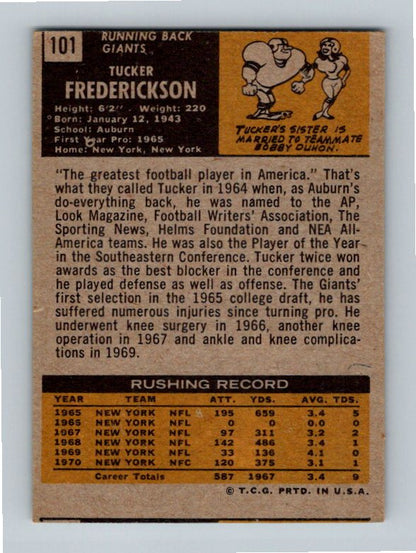 1971 Topps Tucker Frederickson #101