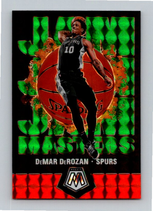 2019 Panini Mosaic DeMar DeRozan #9 Green Ice