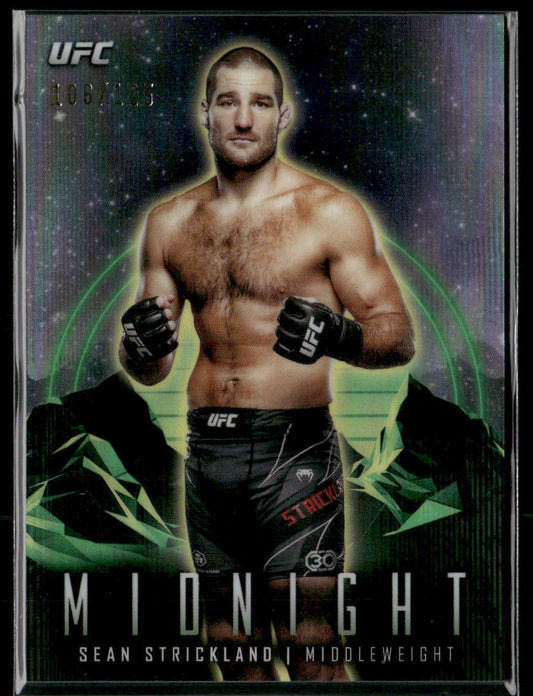 2024 Topps Midnight UFC Sean Strickland #28 106/125