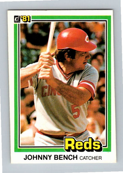 1981 Donruss Johnny Bench #62