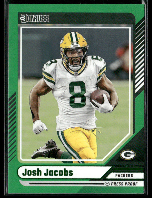 2024 Donruss Josh Jacobs #245 Press Proof