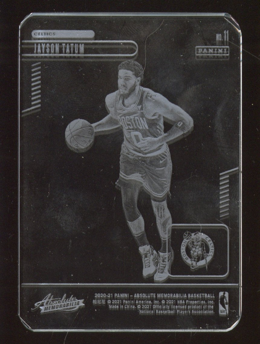 2020-21 Panini Absolute Memorabilia Jayson Tatum #11 Glass