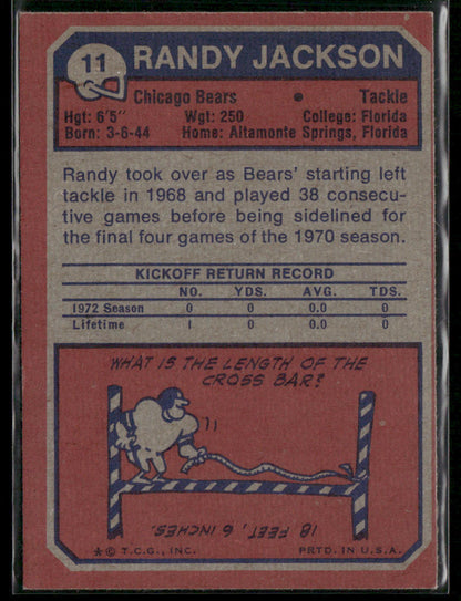 1973 Topps Randy Jackson #11