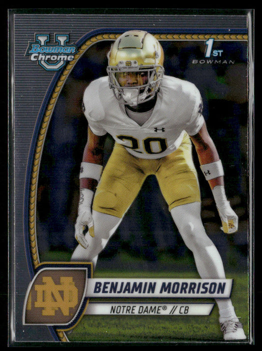 2024 Bowman Chrome University Benjamin Morrison #20