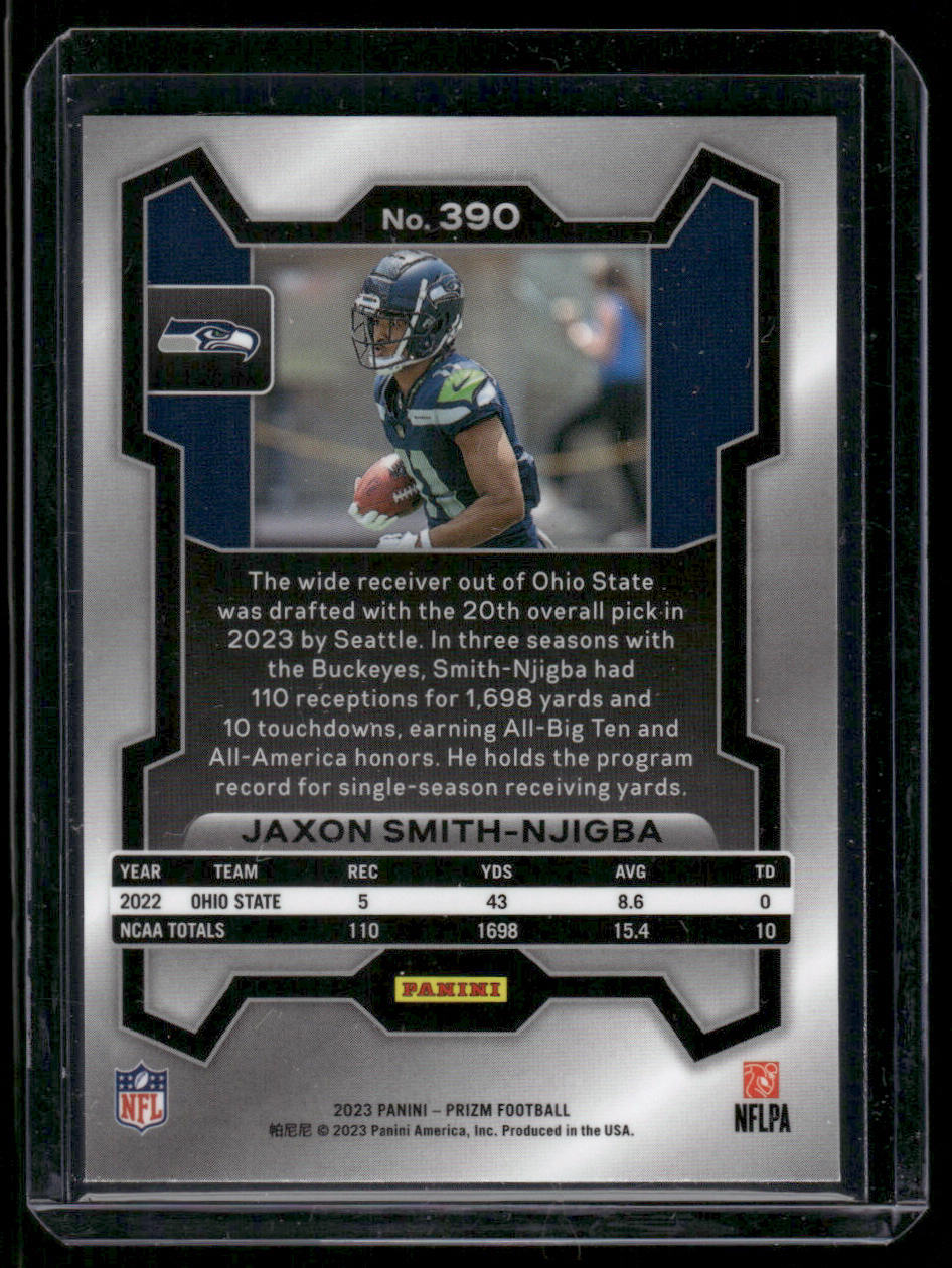 2023 Prizm Jaxon Smith-Njigba #390 RC