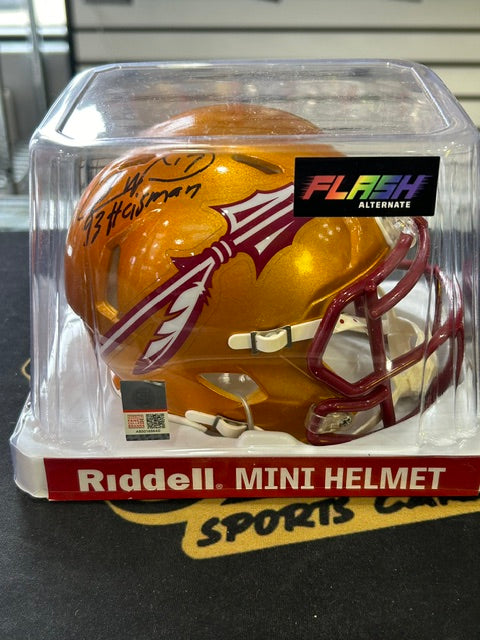 Charlie Ward Florida State Seminoles Signed Football Helmet