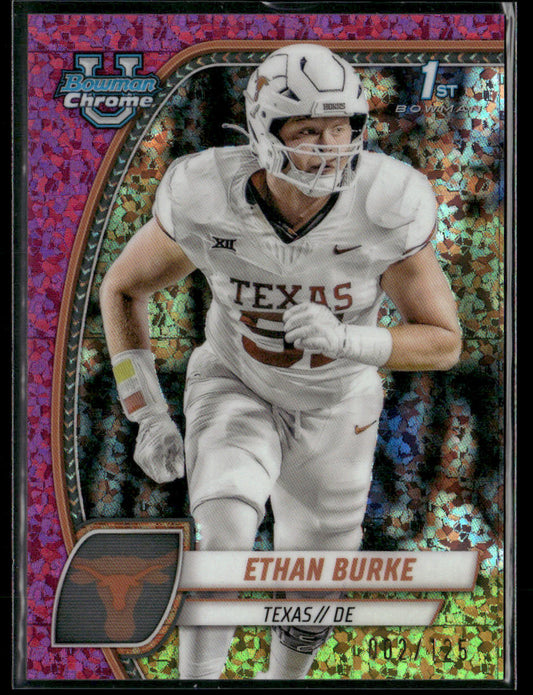 2024 Bowman Chrome University Ethan Burke #32 #001/125