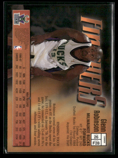 1997-98 Topps Finest Glenn Robinson #26 Finishers