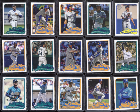 2024 Topps series one Ken Griffey Jr. Celebration of The Kid Complete Set 1-25