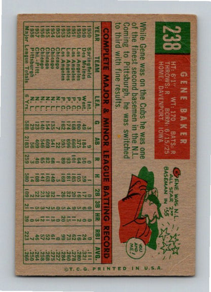 1959 Topps Gene Baker #238