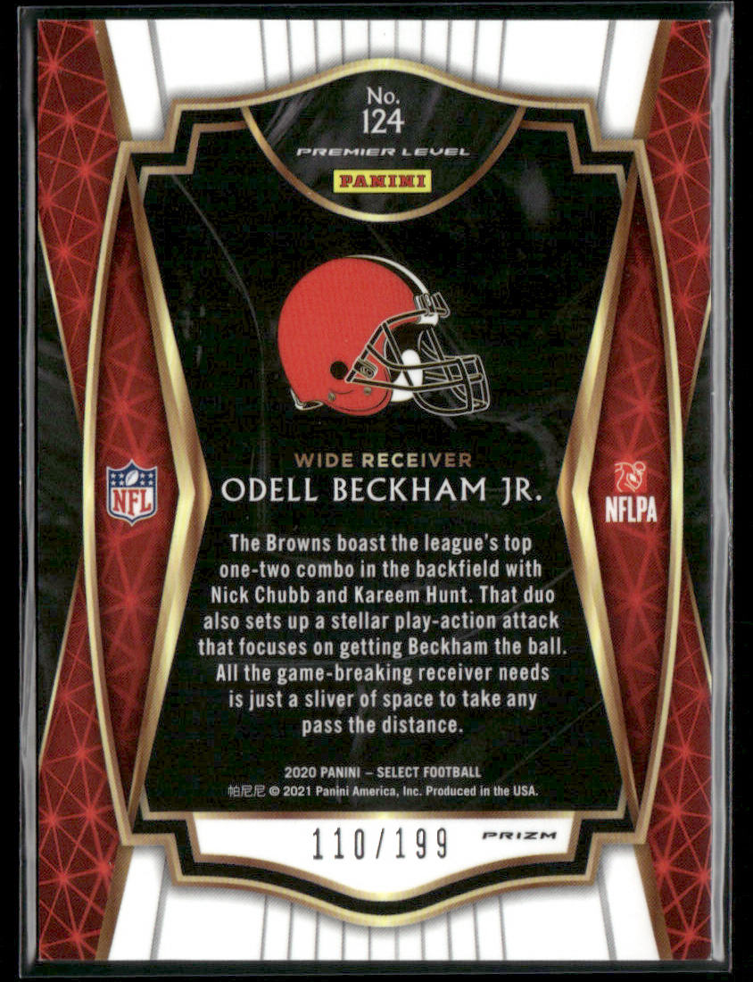 2020 Panini Select Odell Beckham Jr. #124 Premier Tri-Color /199