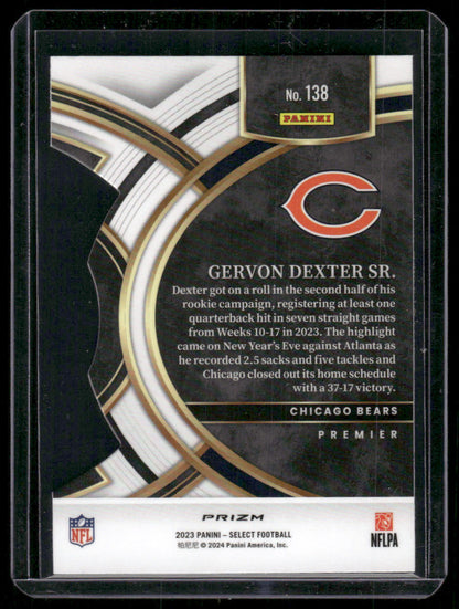 2023 Panini Select Gervon Dexter Sr. #138 RC