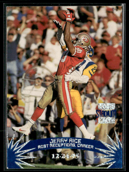 1996 Stadium Club Jerry Rice #160