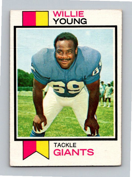 1973 Topps Willie Young #106