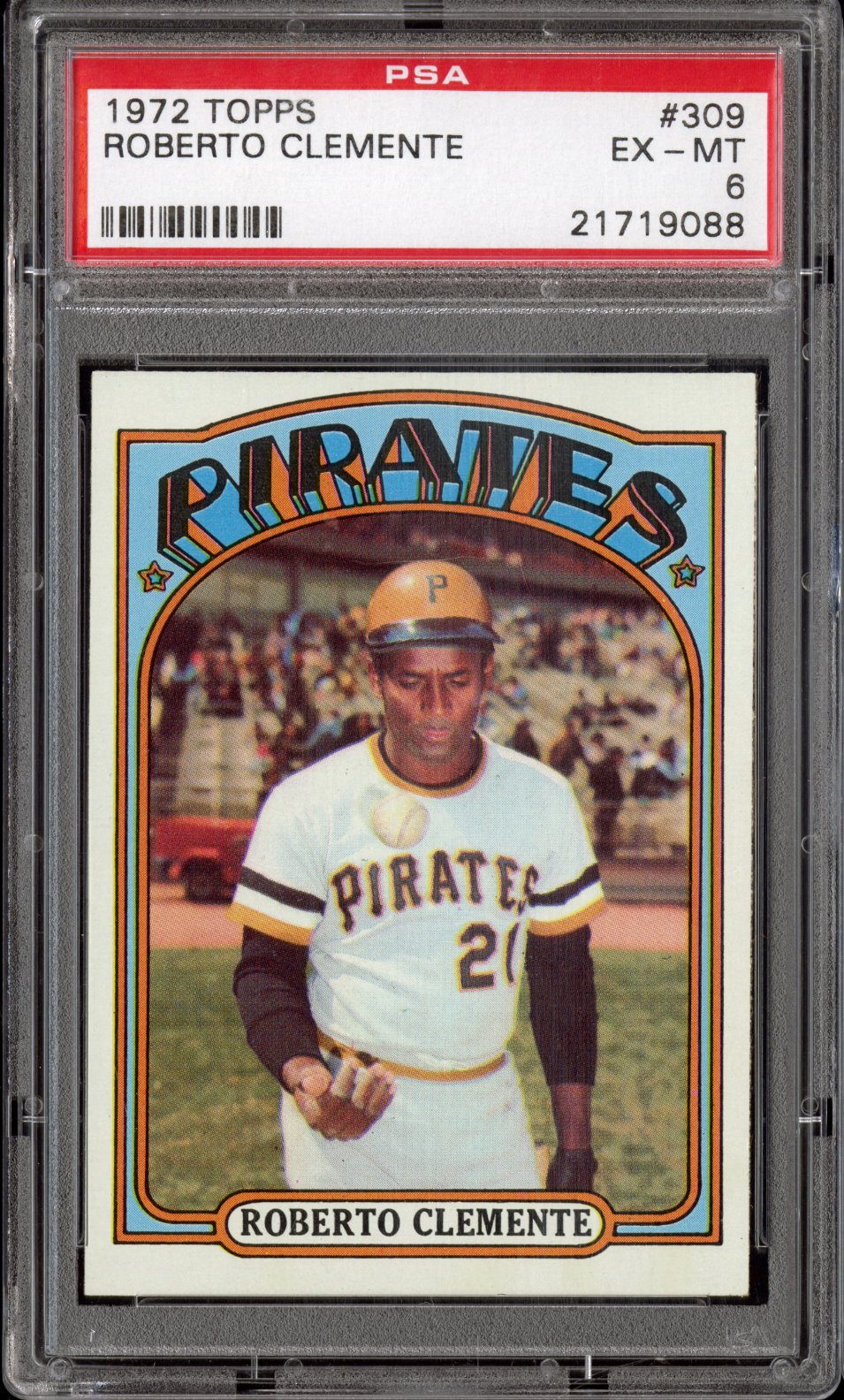 1972 Topps Roberto Clemente #309 PSA 6