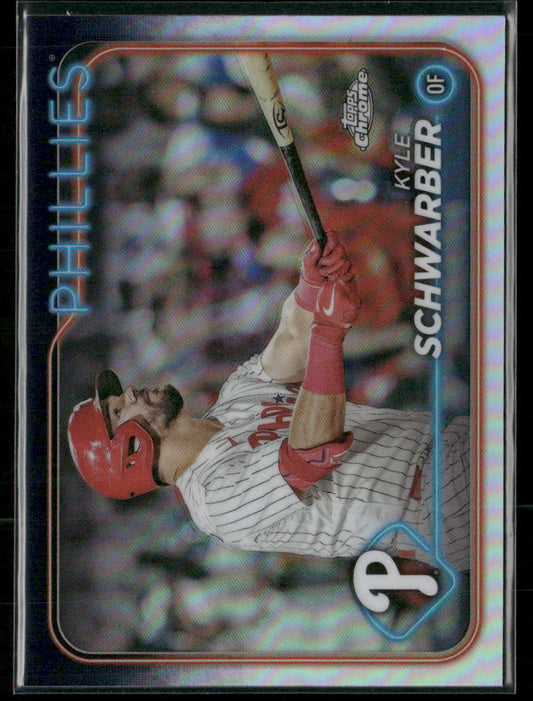 2024 Topps Chrome Kyle Schwarber #71 Refractor