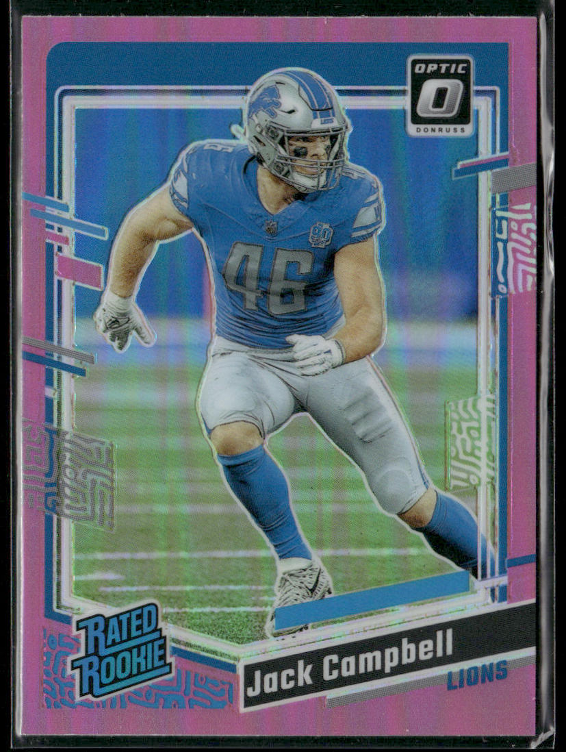 2023 Panini Jack Campbell #235 Pink Rated Rookie