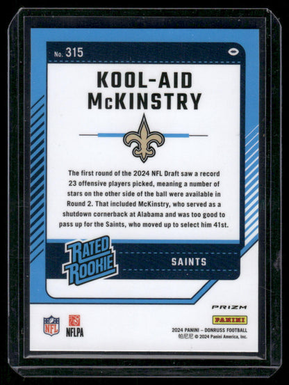 2024 Panini Donruss Kool-Aid McKinstry #315 Red Pandora Rated Rookie