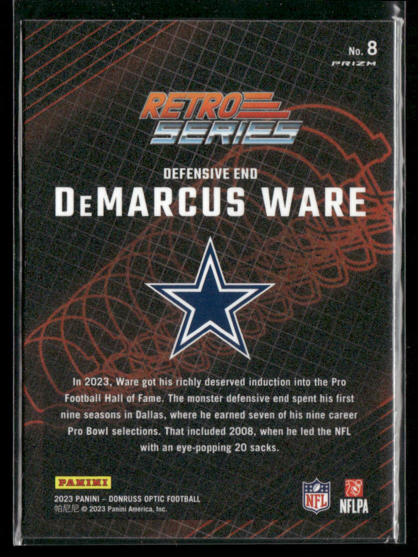 2023 Panini Donruss Optic Football DeMarcus Ware #8