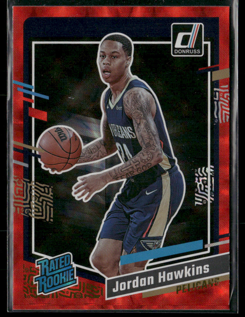 2023-24 Panini Donruss Jordan Hawkins #219 Red Diamond Rated Rookie