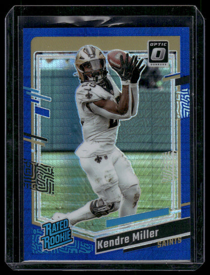 2023 Panini Donruss Optic Kendre Miller #284 Blue Hyper Prizm Rated Rookie