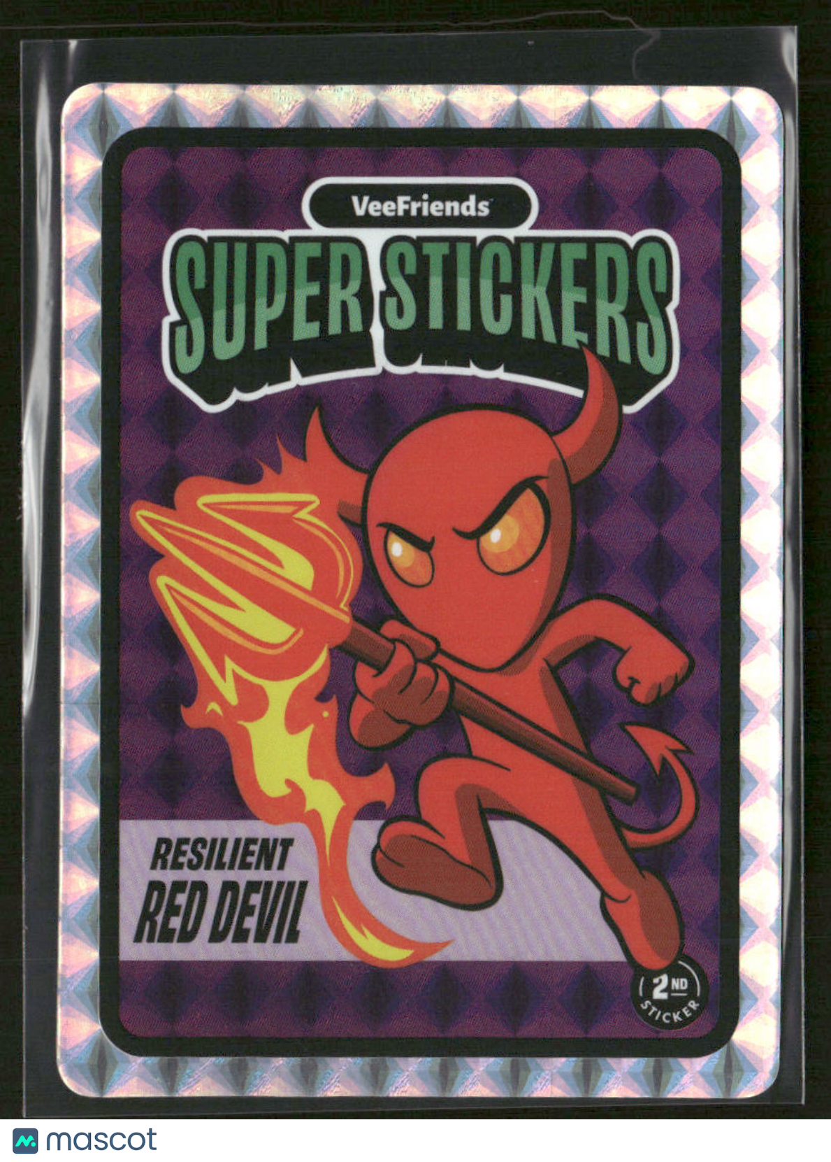 2025 VeeFriends Super Stickers Manga Series Resilient Red Devil