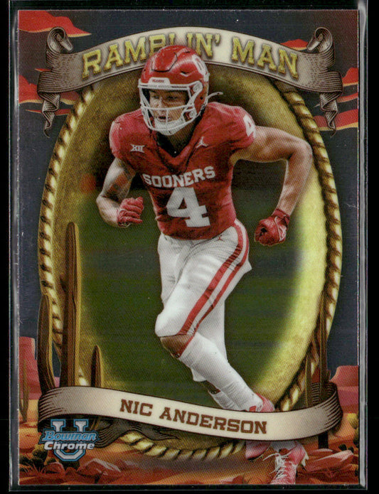 2024 Bowman Chrome University Nic Anderson #RM-11 #4