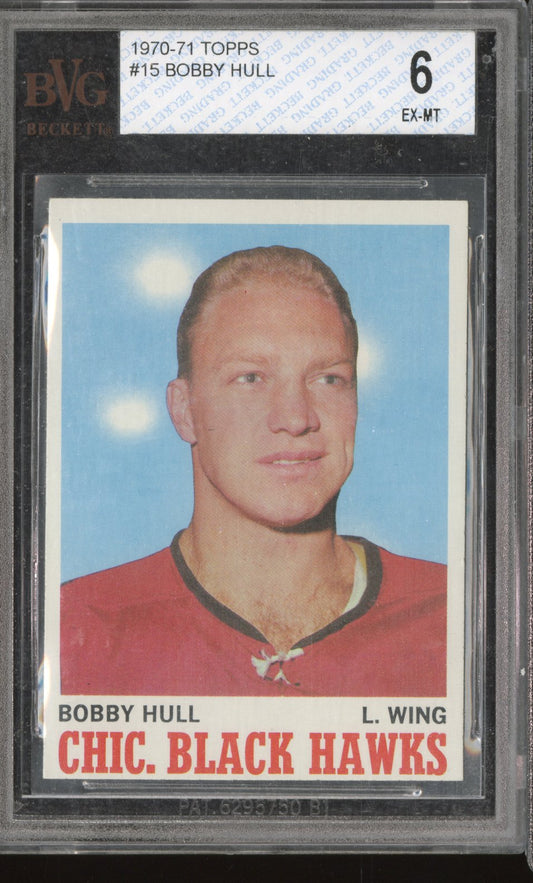 1970 O-Pee-Chee Bobby Hull #15 Beckett 6