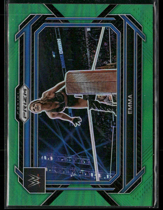 2023 Panini Prizm WWE Emma #77 Green Wave