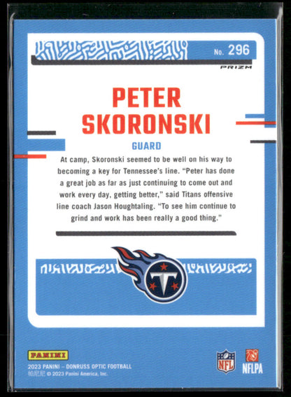 2023 Panini Peter Skoronski #296 Rated Rookie