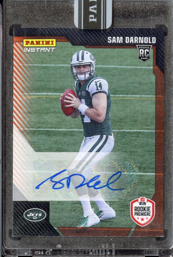 2018 Panini Instant Sam Darnold #FL3 Rookie /5 Autographed