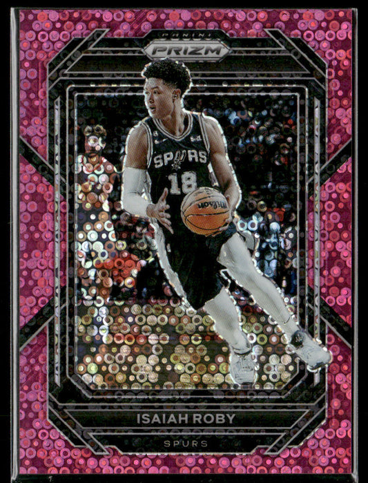 2022-23 Panini Prizm Isaiah Roby #216 Pink Disco /50