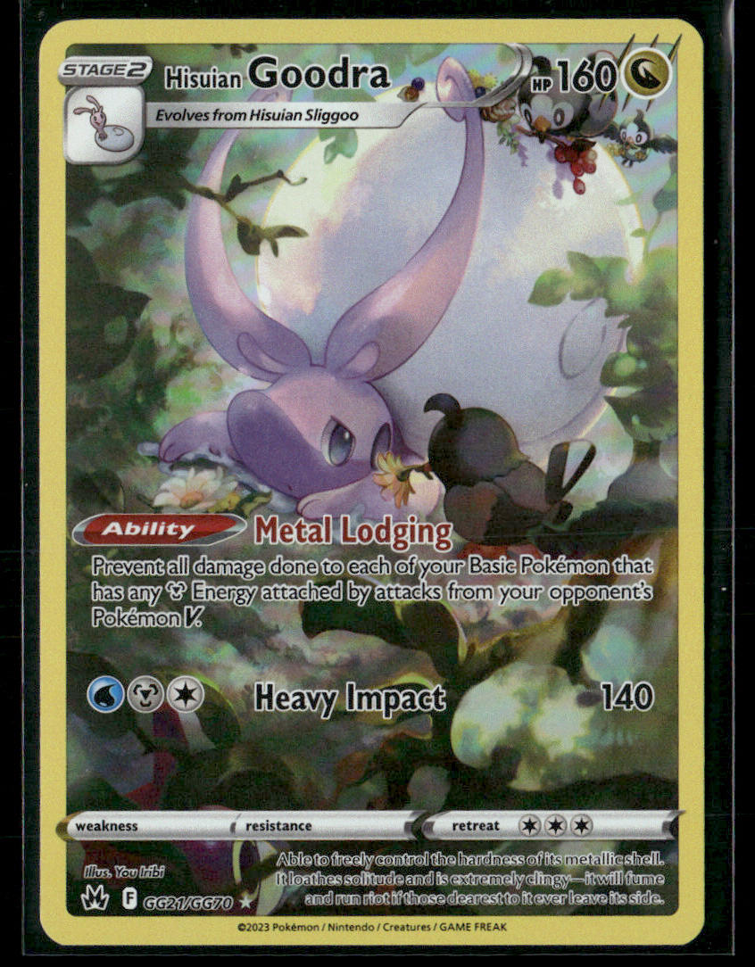 2023 Pokémon Hisuian Goodra #GG21/GG70 Ultra Rare